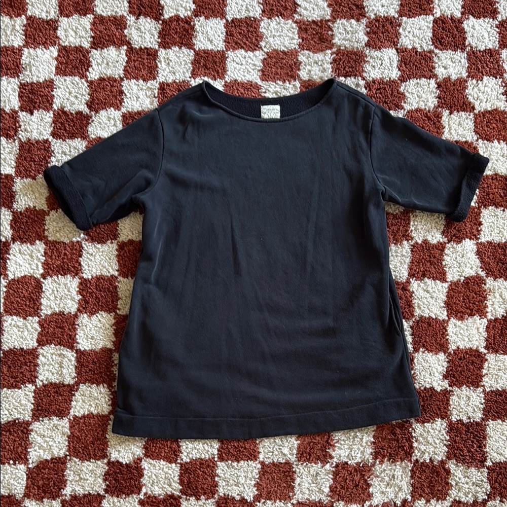 Urban Outfitters Black Short Sleeve Tee Dress
